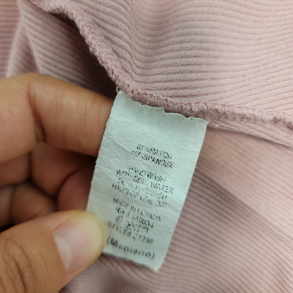 See You Monday Size M Pink Midi A-line Dress - Picture 5 of 5